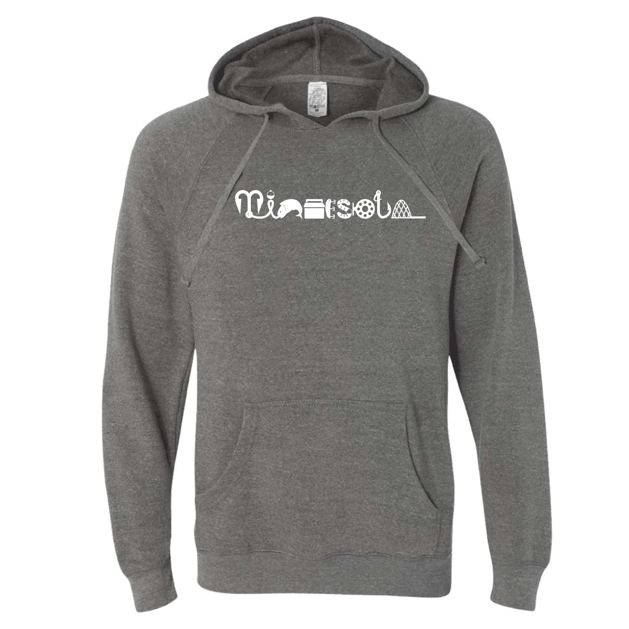 Minnesota Fishing Icons Hoodie