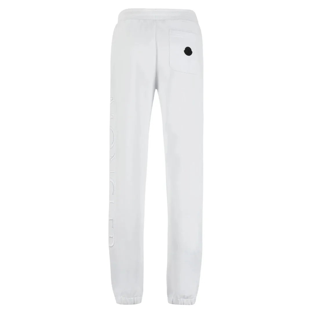 Moncler Detailed Logo White Sweatpants