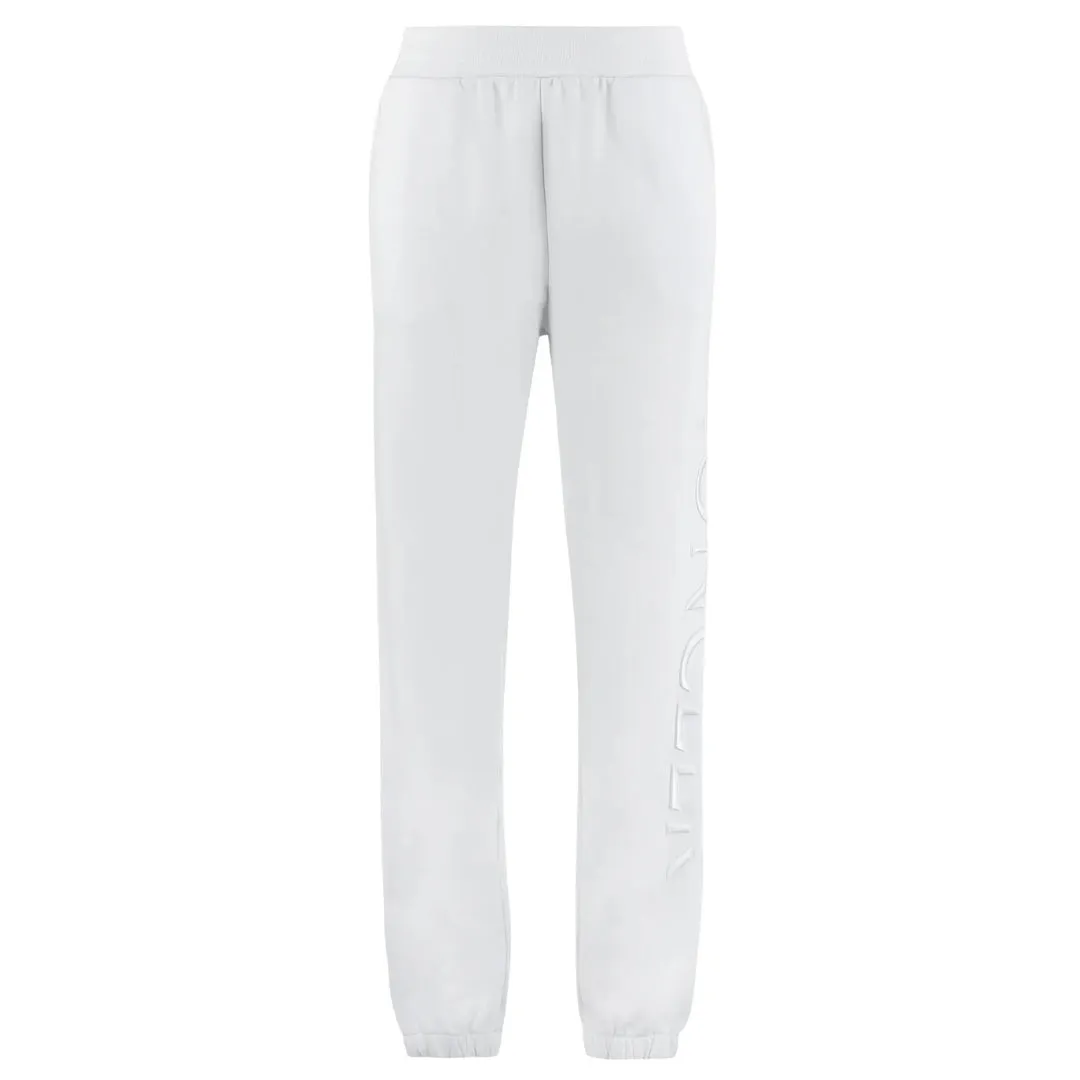 Moncler Detailed Logo White Sweatpants