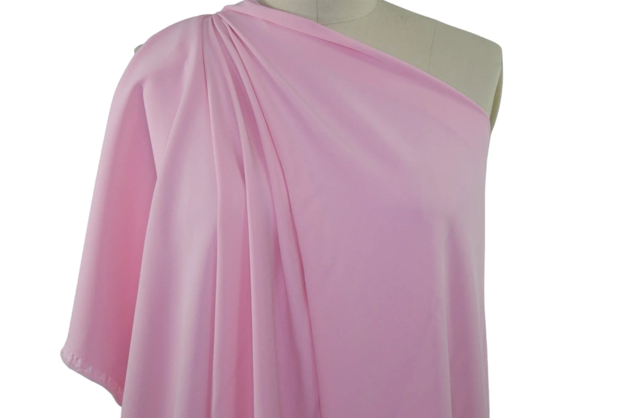 NY Designer Easy Care Stretch Crepe - Springtime Pink