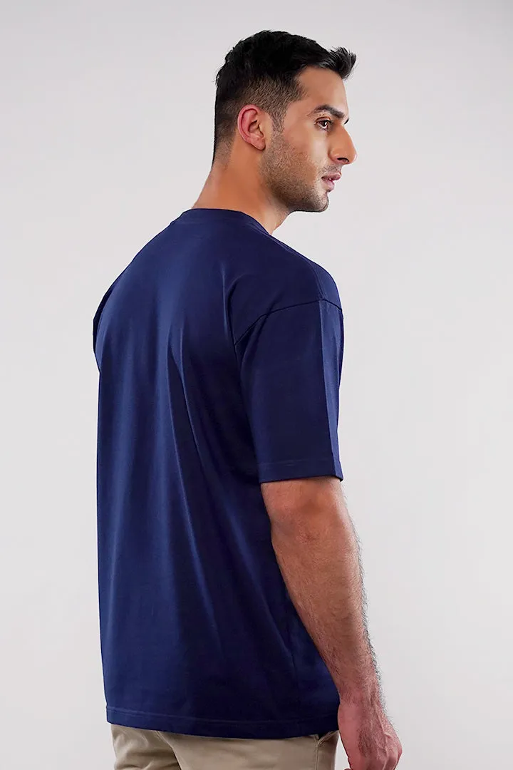 Oversized T-Shirt - Navy Blue