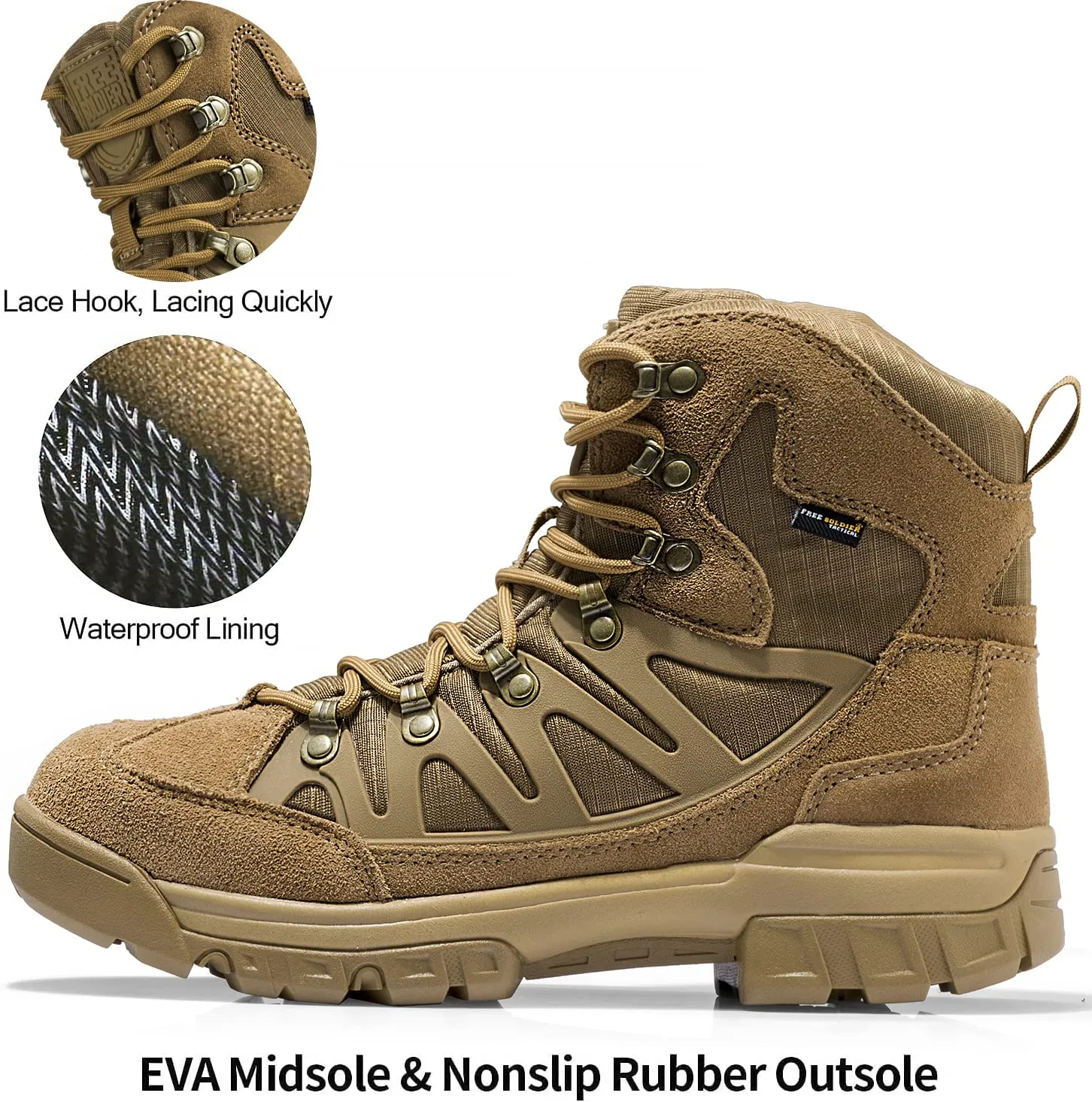 PHANTOM 6" Men’s Military Tactical Boots