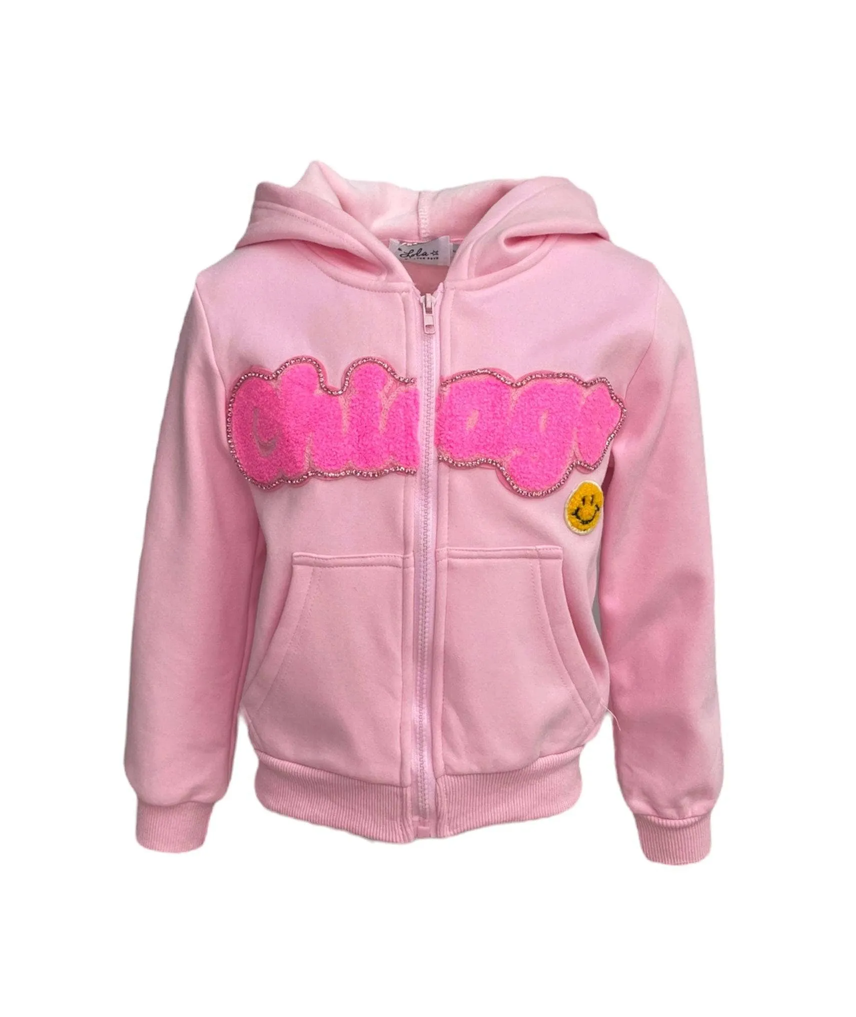 Pinkie Crystal Chicago Hoodie