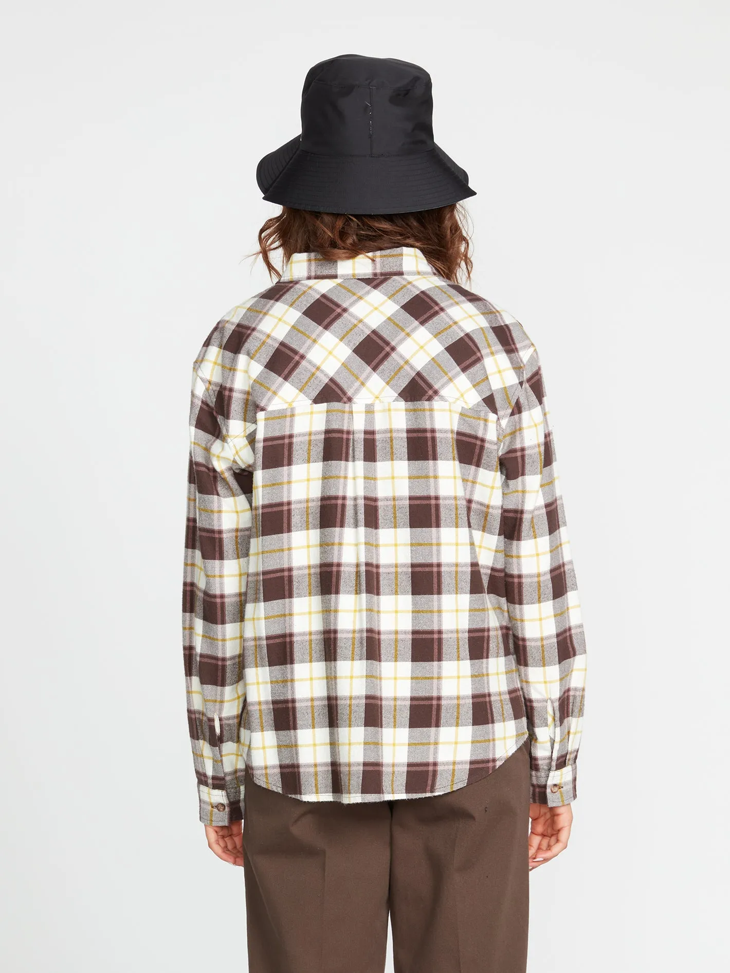 Plaid to Meet U Long Sleeve Flannel - Espresso