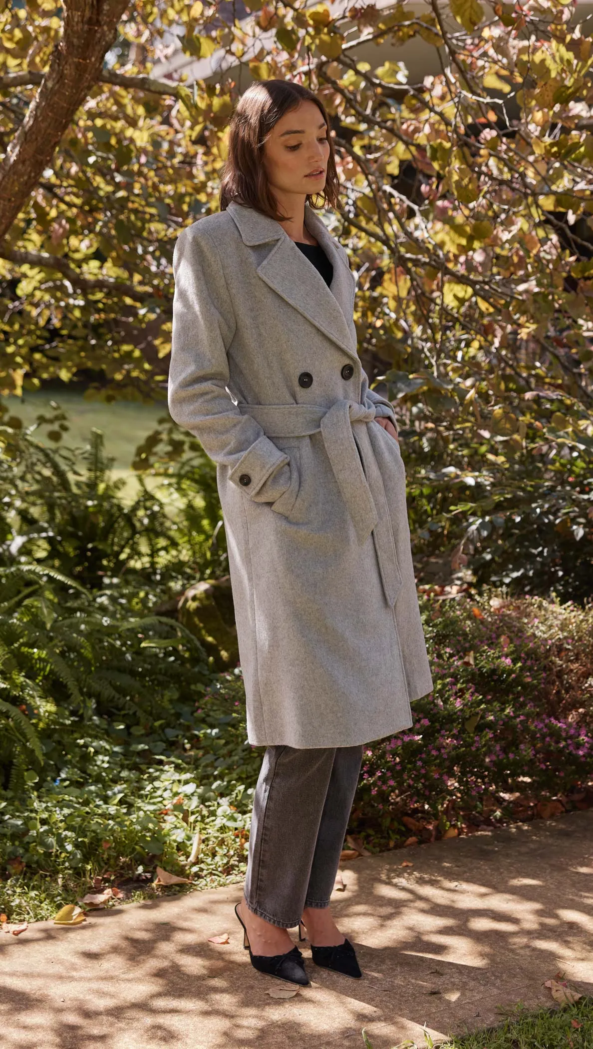 READE BELTED COAT - Extra 15% off