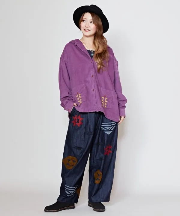 Relaxed Denim Pants