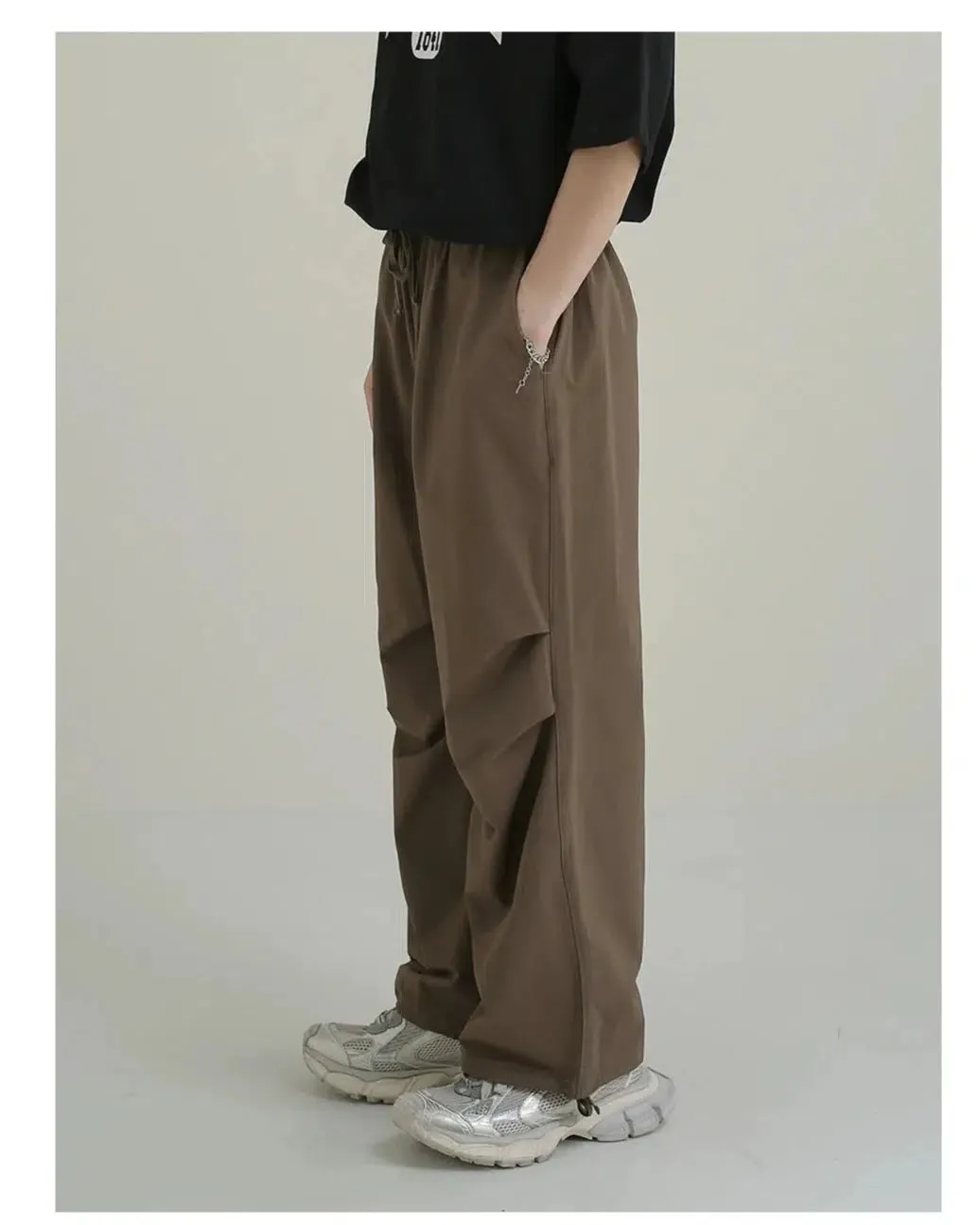 Relaxed Fit Quick-drying Nylon Pants