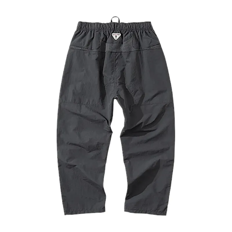 Relaxed fit technical pant with mesh inset