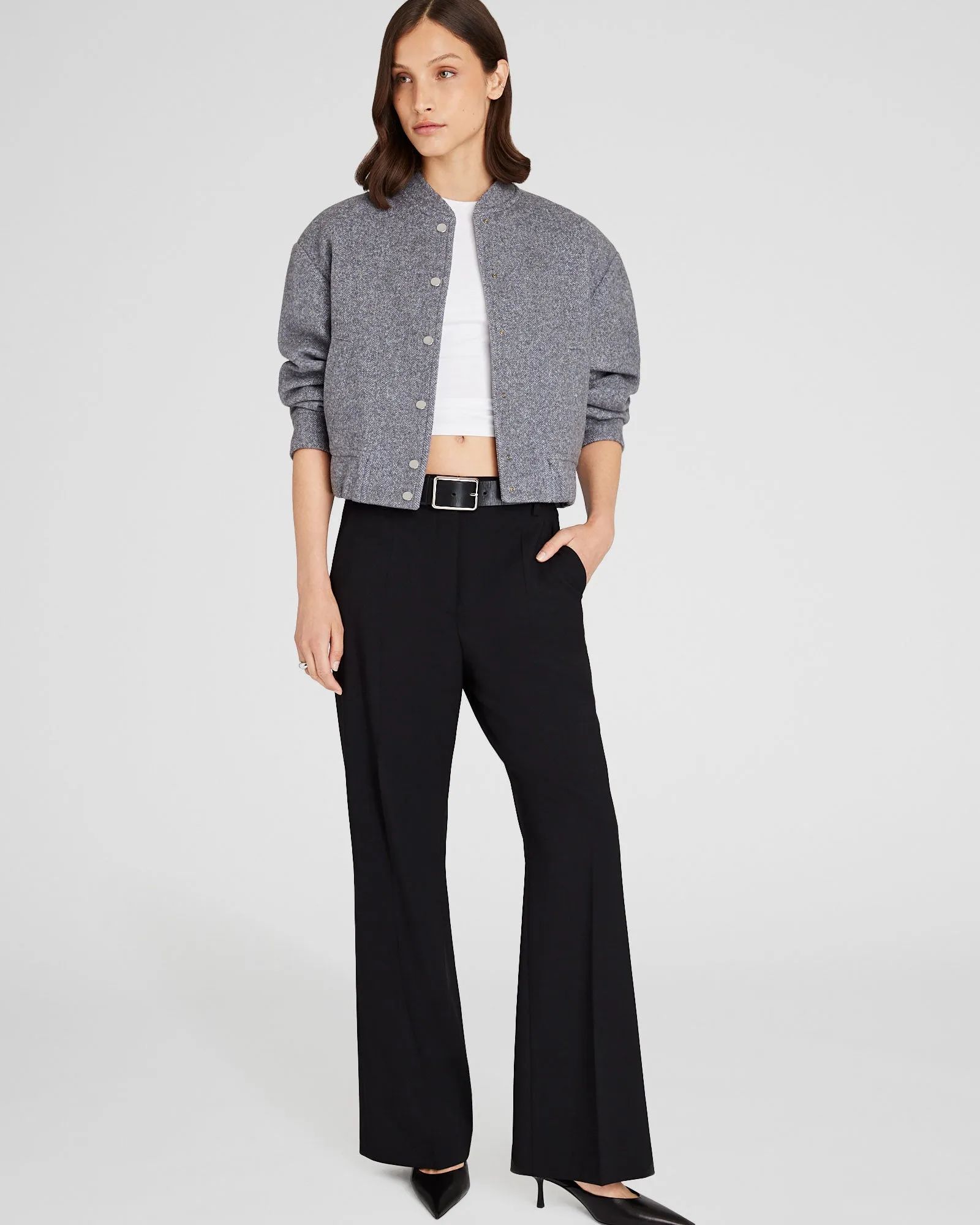 Relaxed Flare Borrem Pant