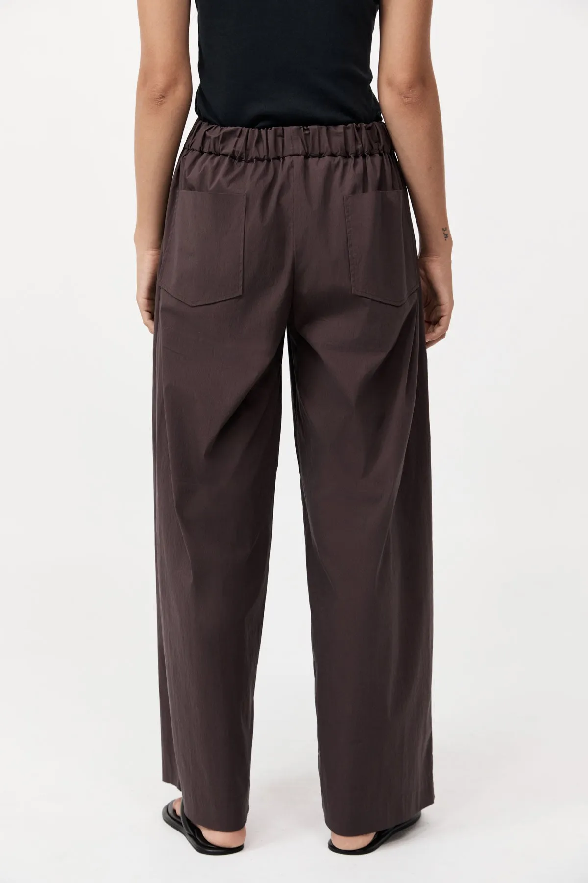 Relaxed Pants - Chocolate Plum