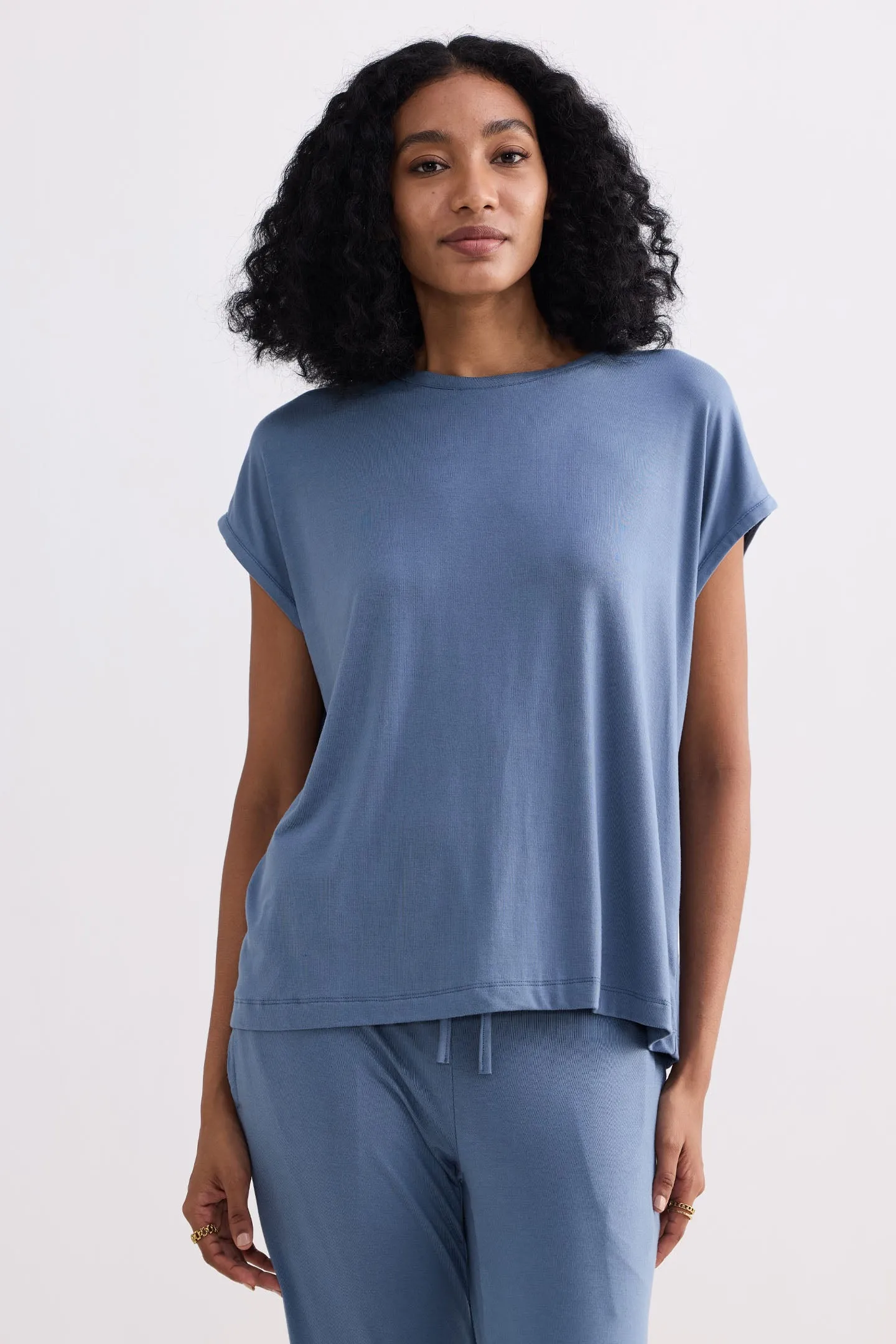 Relaxed Tee in Blue