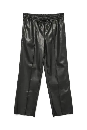 Rose Faux Leather Pants