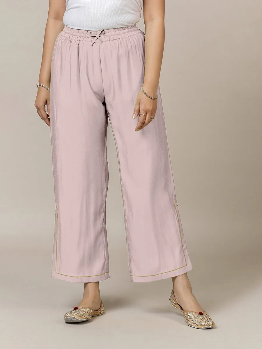 Saba x Rozaana | Lilac Cotton Silk Pants