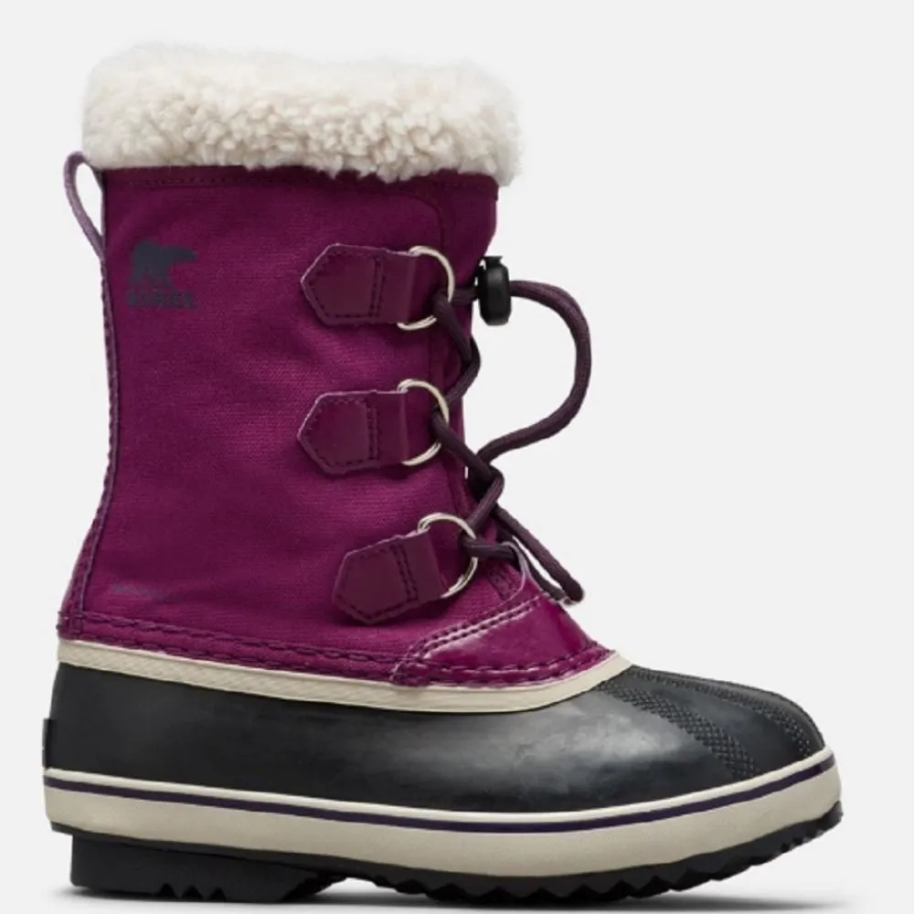 Sorel Yoot Pac Nylon Girls Snow Boots - Plum