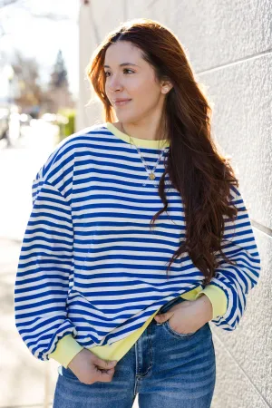 The Easy Mornings Striped Pullover