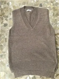 V neck Girls Pullover Vest Sweater Short Knitted Casual oversize Sweaters