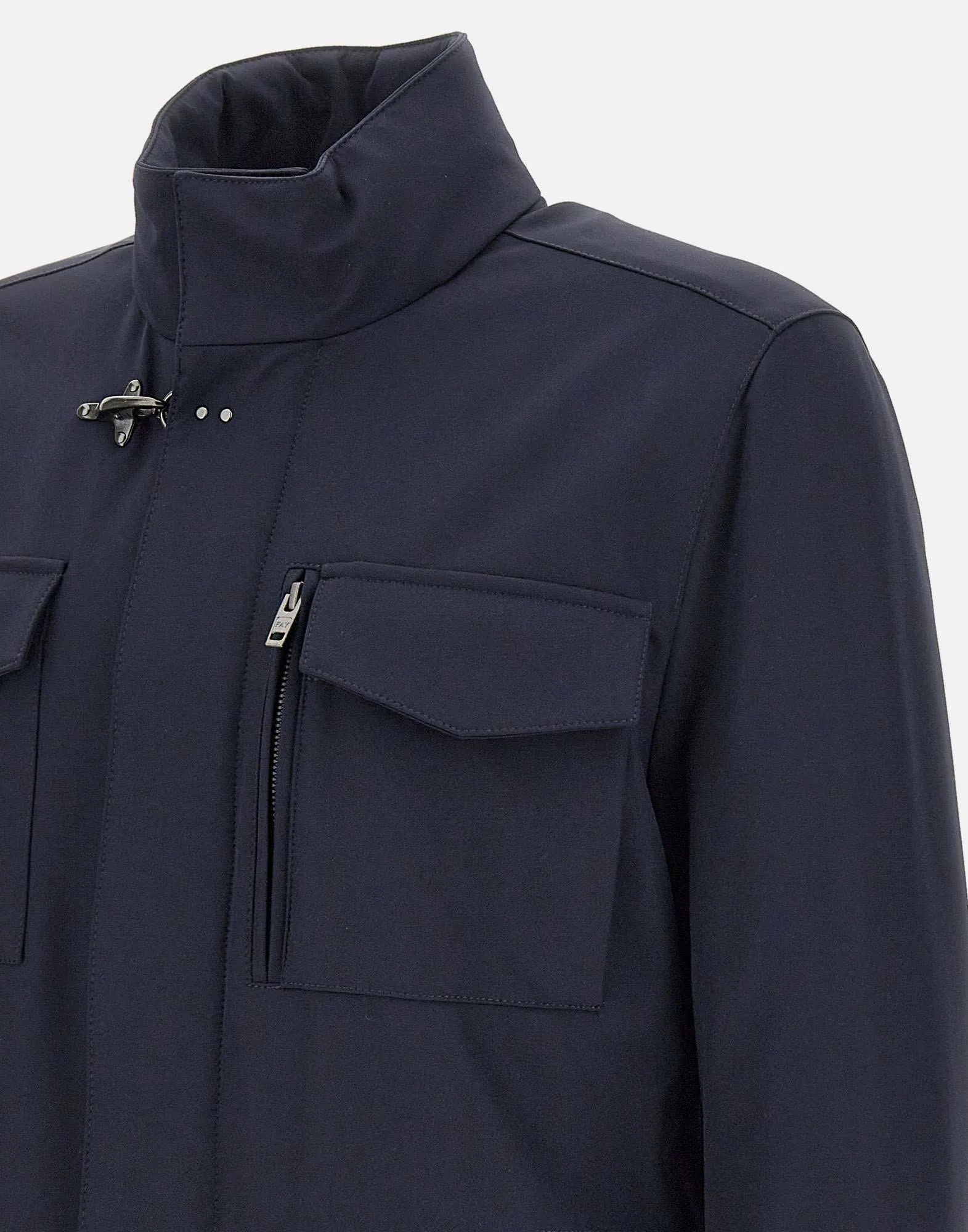 Water-Repellent Blue Field Jacket