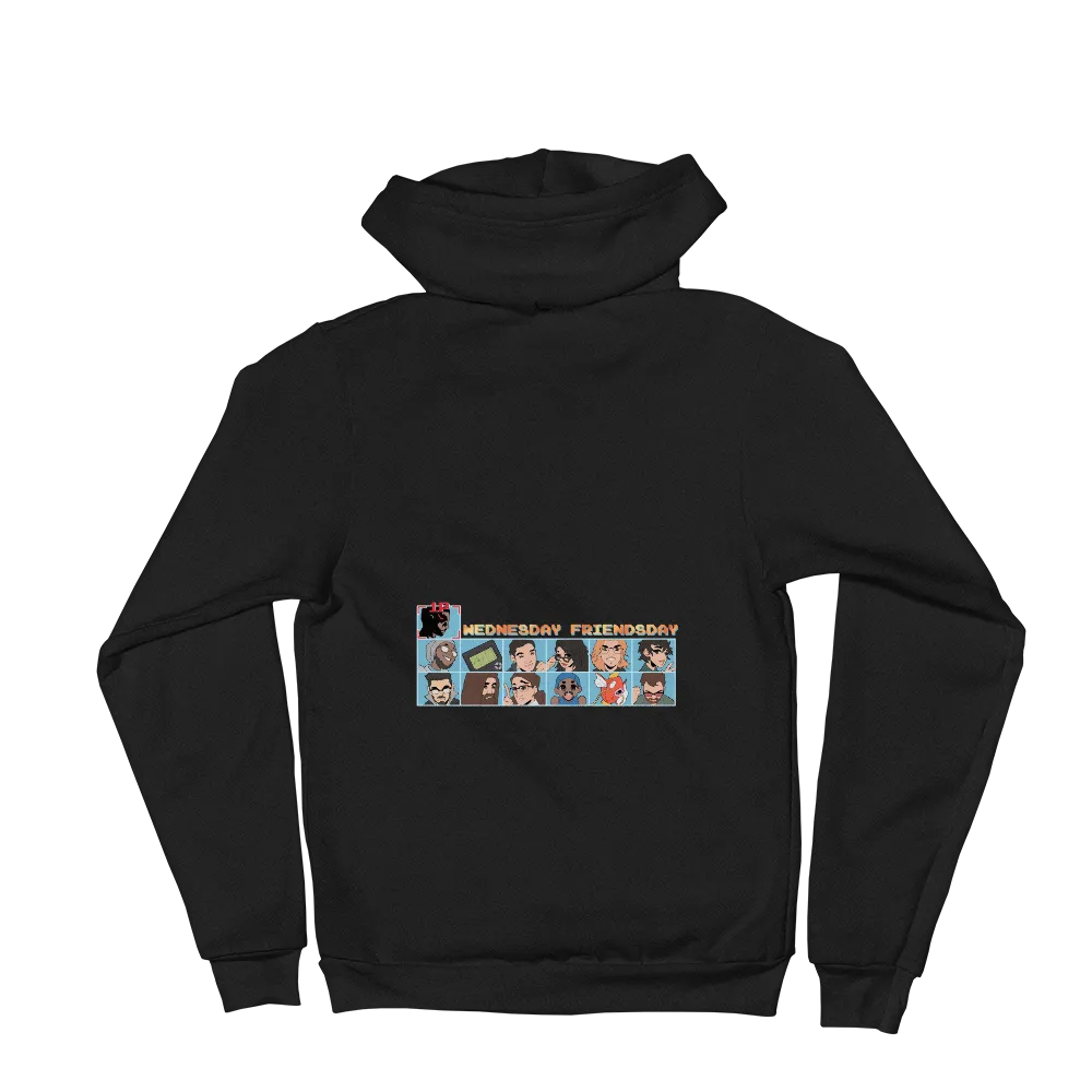 Wednesday Friendsday Zip Hoodie