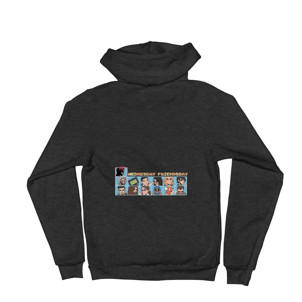 Wednesday Friendsday Zip Hoodie