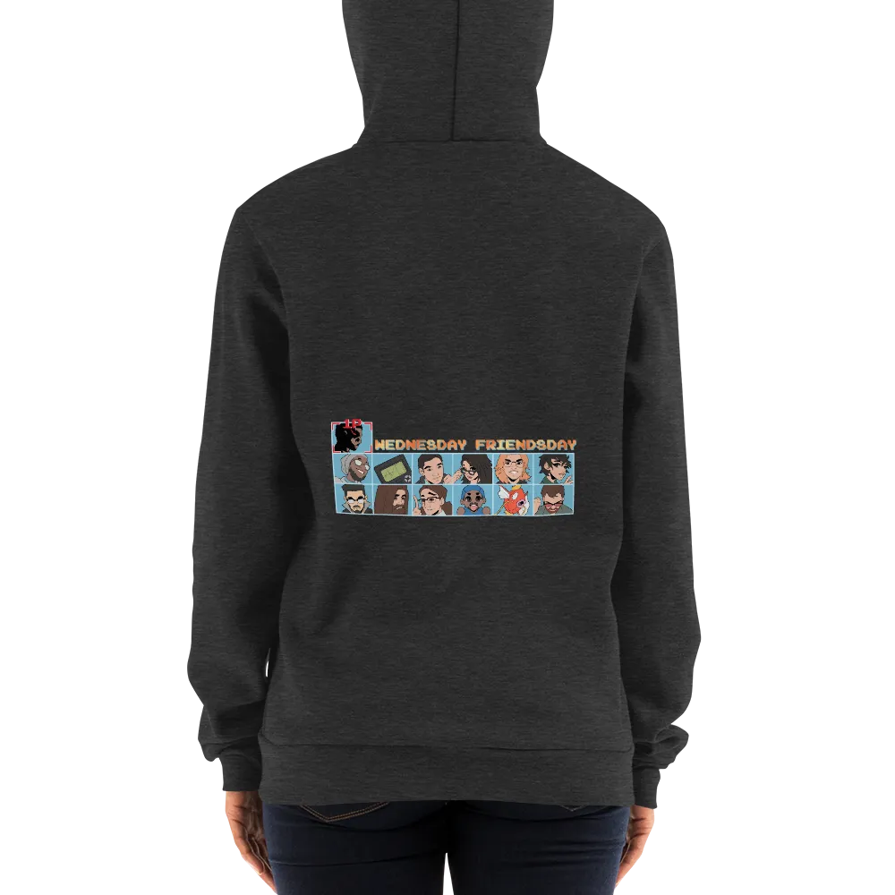 Wednesday Friendsday Zip Hoodie