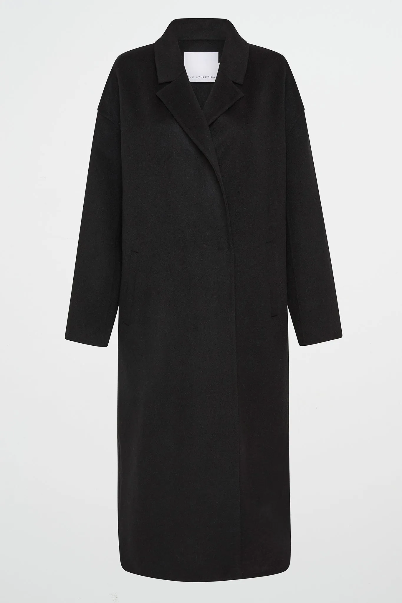 Wool Blend Long Line Coat 773